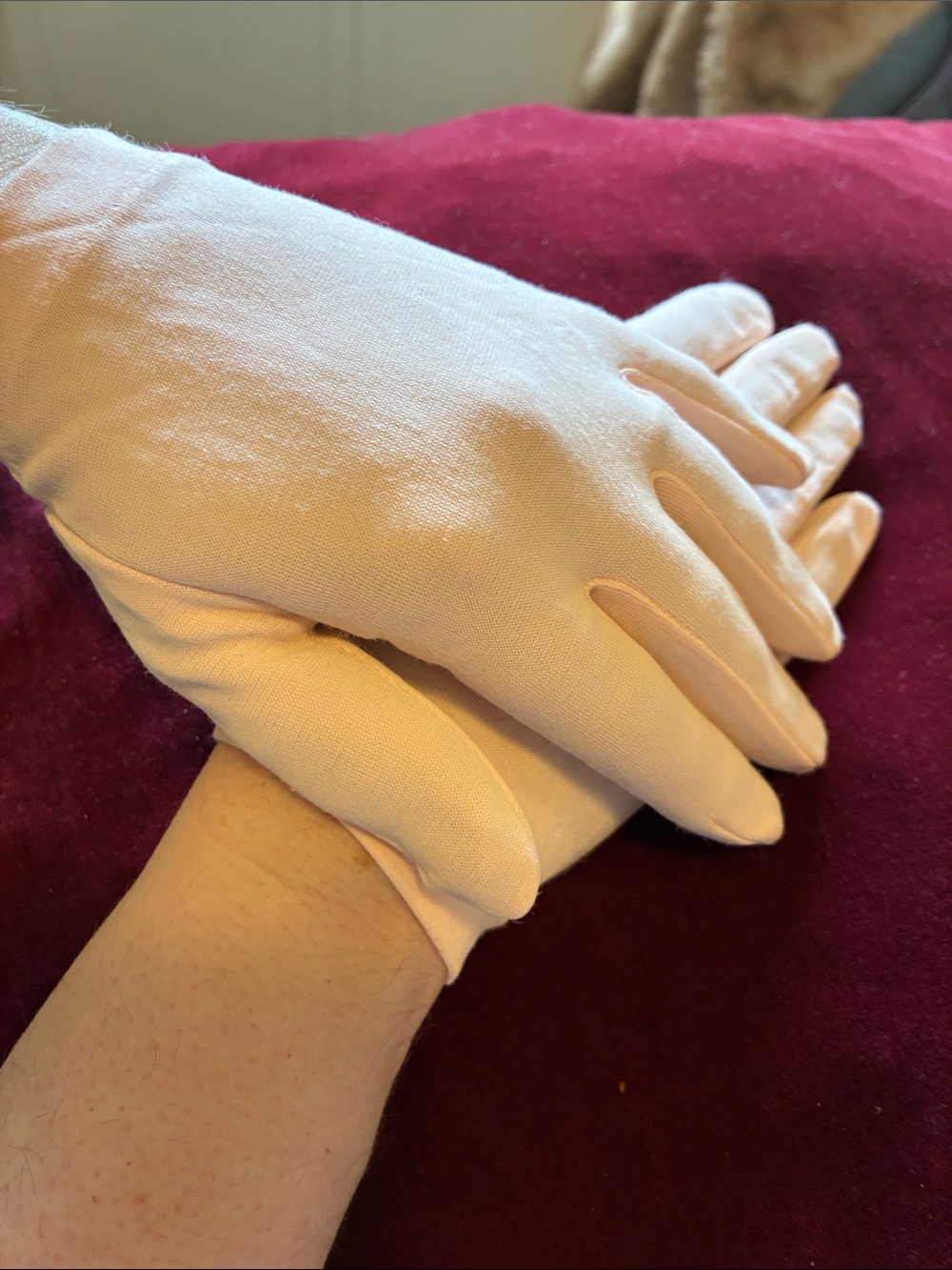 Vintage Pink Ladies Gloves